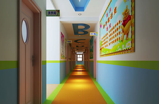 幼儿园走廊设计图
